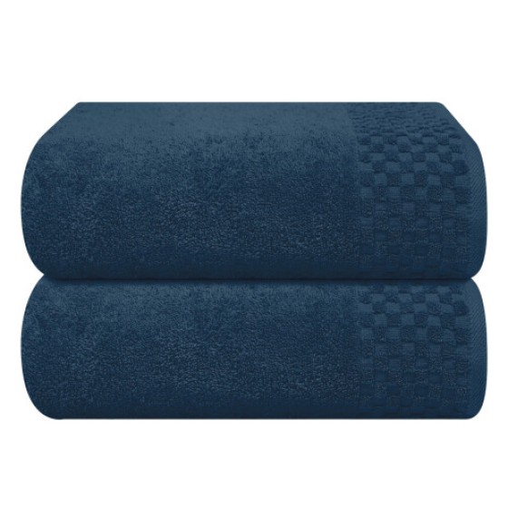 MyOwn Set of 2 Oversize Ultra Soft Bath Towels 28x55 Inches in Cotton, Large Bath Towels, High Absorbent Compact Towel